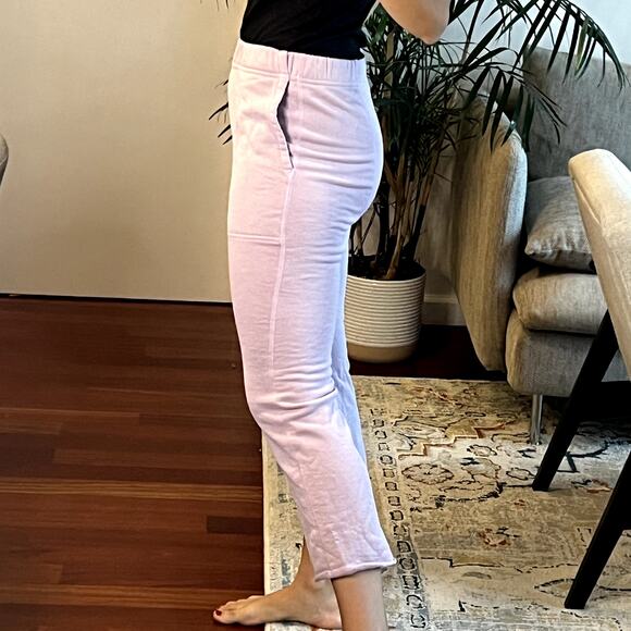 Nili Lotan Lilac Cropped Pants,100% Cotton,Size Small(Missing Tag and Drawstring - Picture 3 of 9